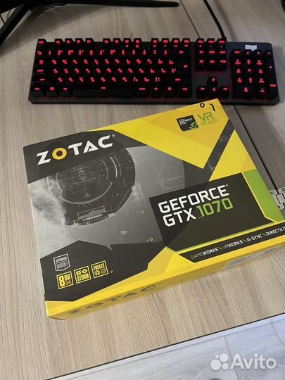 Zotac GTX 1070 Mini 8GB 256bit gddr5 + коробка