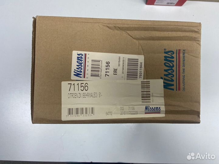 Радиатор отопителя berlingo