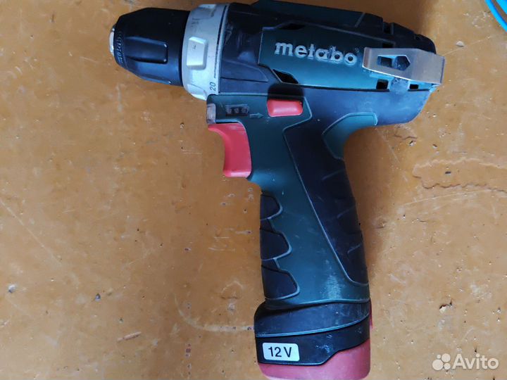 Шуруповерт metabo powermaxx bs 12 бу