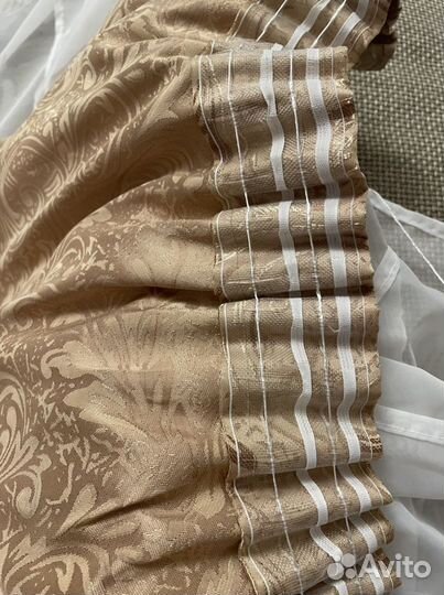 Комплект шторы и тюль