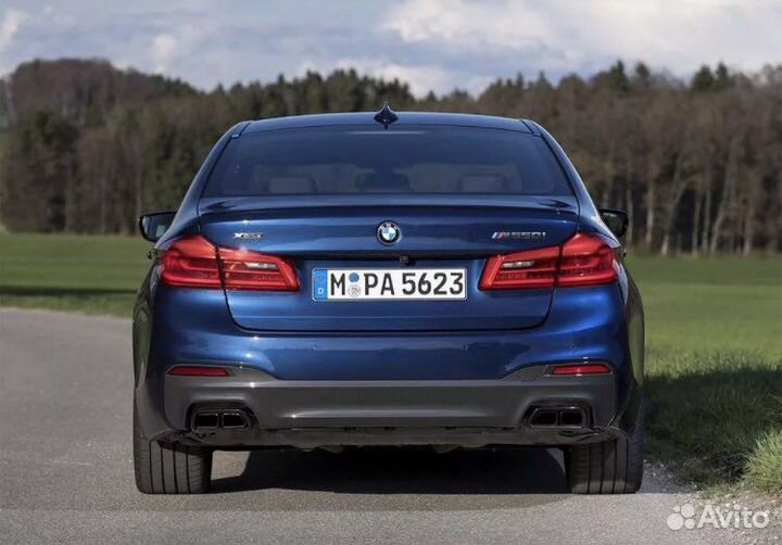 Диффузор заднего бампера bmw g30 550