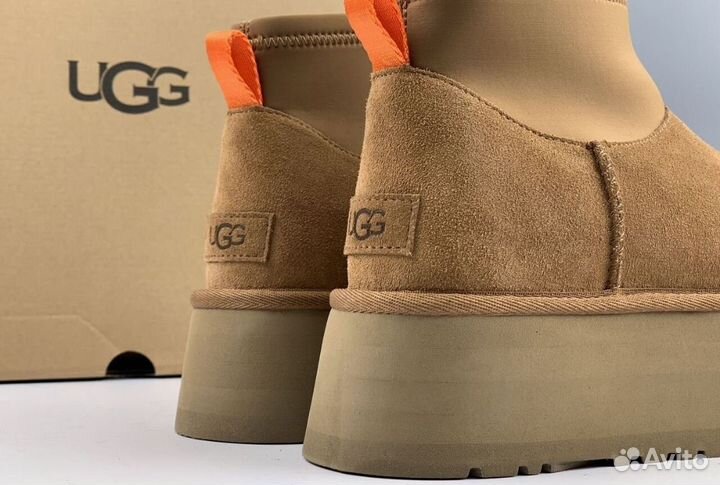 Угги женские Ugg classic mini Dipper высокие