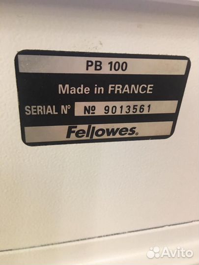 Брошюратор переплётчик Fellowes PB 100