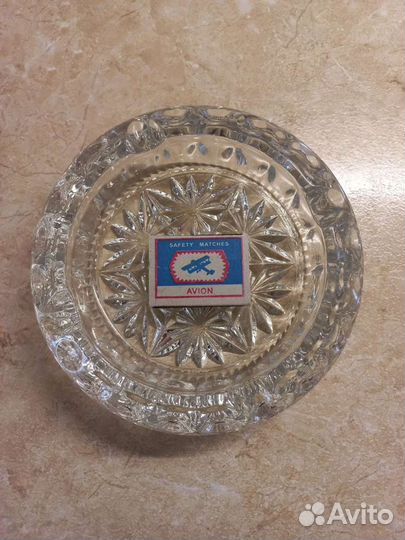 Пепельница хрустальная