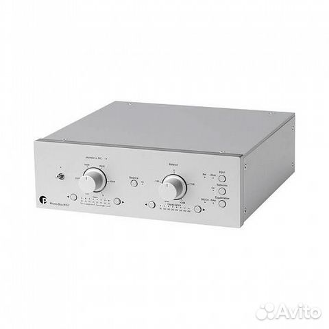 MM/MC фонокорректор PRO-ject phono BOX RS2, silver
