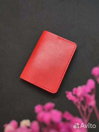 Обложка на паспорт натуральная кожа