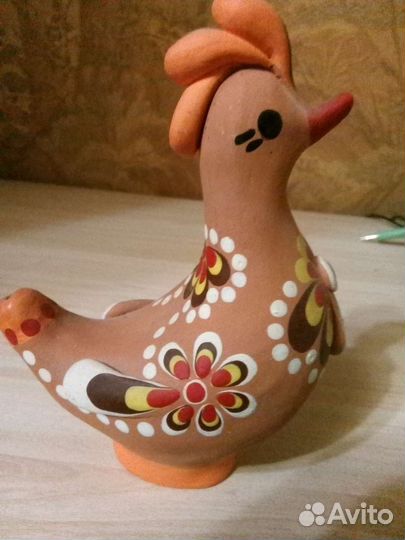 Торжокские глиняные игрушки свистульки СССР