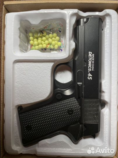 Металлический пистолет детский