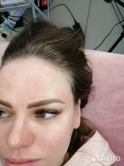 Перманентный макияж бровей губ и век татуаж