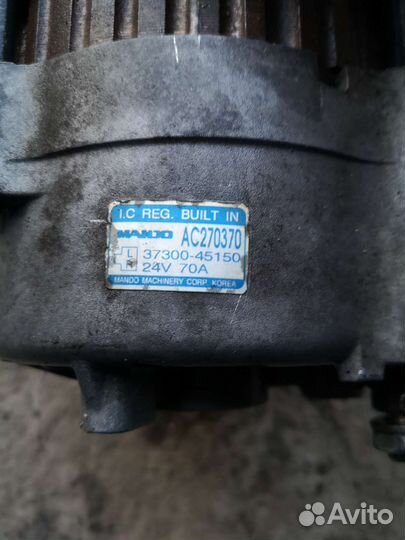 Генератор на Hyundai D4DB D4DD HD-65 HD-78