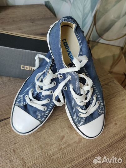 Кеды converse низкие синий 40 размер