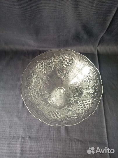 Большая ваза для фруктов Неман СССР