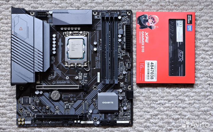 Комплект i5 12400 32gb плата