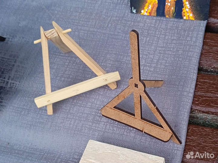 Мольбертик мини деревянный