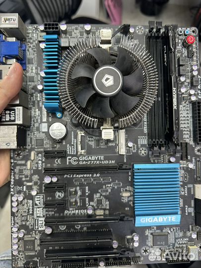 Материнская плата lga1155 gigabyte ga-z77x-ud3h