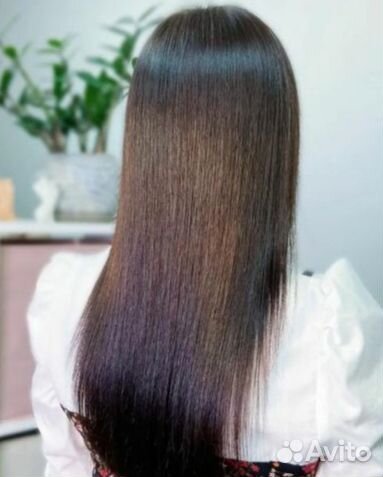 Модель на ботокс волос кератин