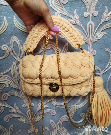 Вязаные сумки ручной работы