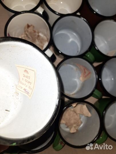 Эмалированная кружка СССР 3шт