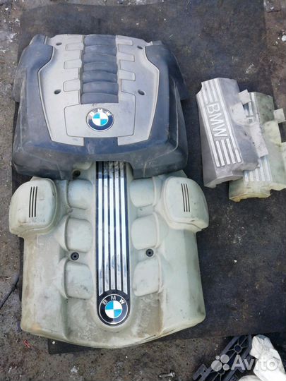 Декоративная крышка двигателя бмв BMW e60 e63