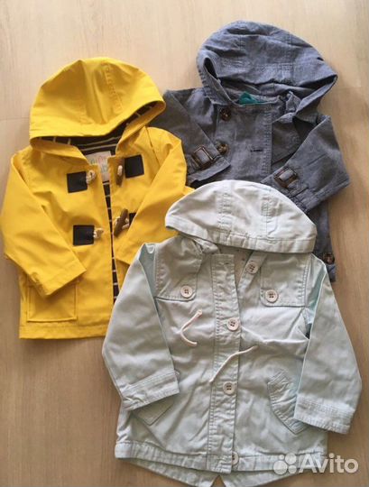 Ветровки на девочку 80 см