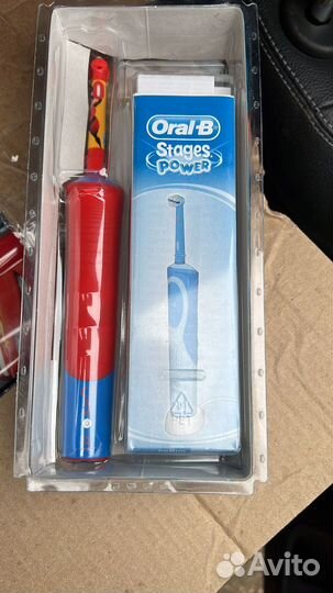 Электрическая зубная щетка oral b детская
