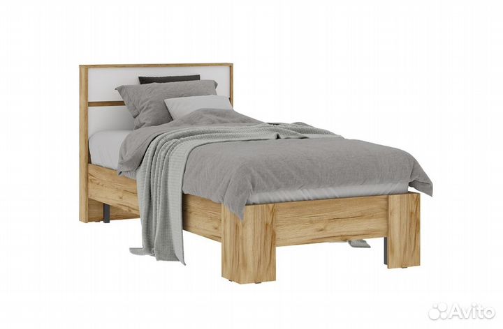 Кровать Хелен 01 крафт золотой