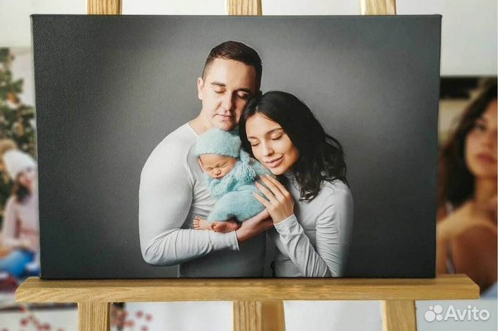 Портрет по фото. картина на холсте за 1 день