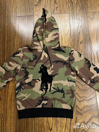Худи polo ralph lauren хаки оригинал