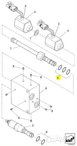 86976100 Ремкомплект гидравлического клапана