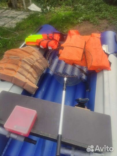 Надувная лодка с мотором бу