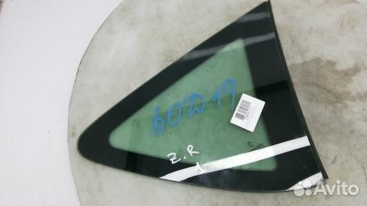 Стекло кузова боковое заднее правое peugeot 407 (6
