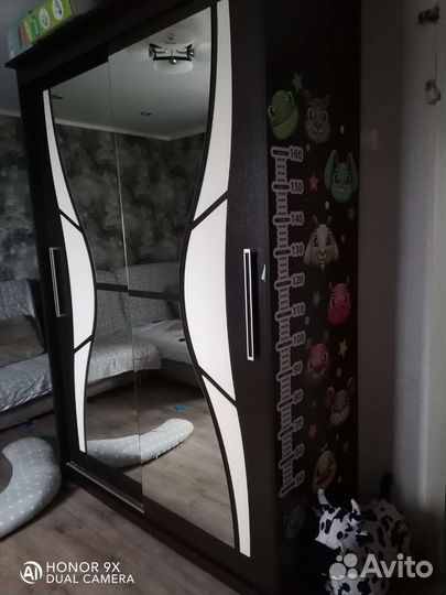 Шкаф купе с зеркалом бу