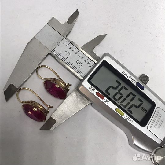 Золотые серьги 7.82/583 СССР