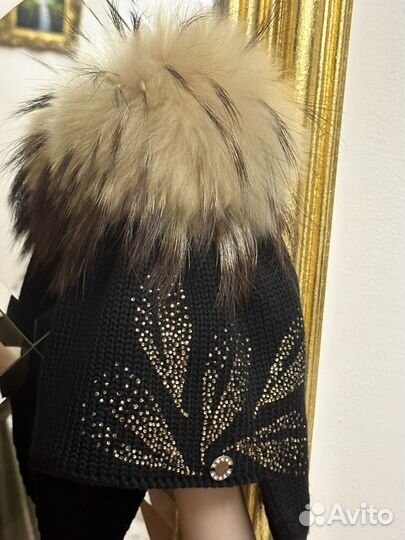 Шапка итальнская зимняя для девочки joli bebe