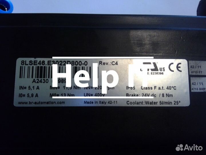 Двигатель B&R 8LSE46.E3022D800-0