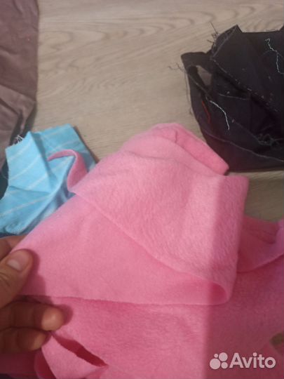 Пакет обрезков разной новой ткани