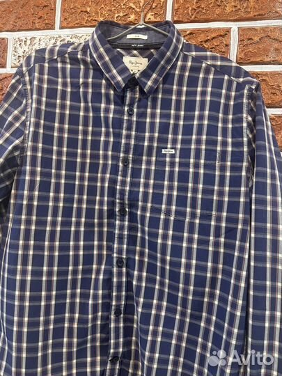 Рубашка мужская pepe jeans 44,46