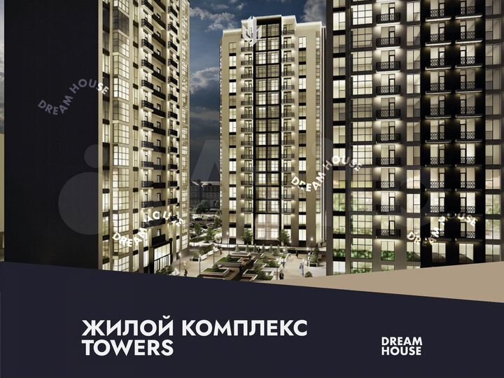 2-к. квартира, 70,2 м², 8/16 эт.