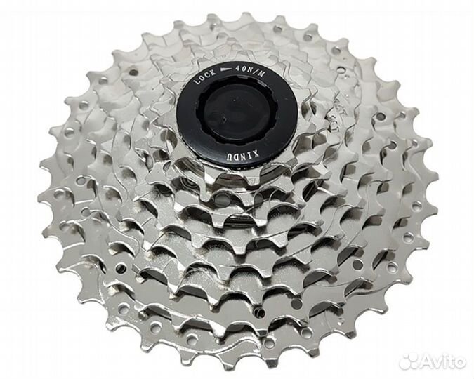 Кассета 8 ск., CS-66, хром, 11-32