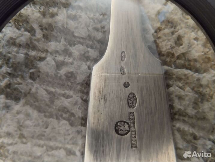 Половник, серебро, 84 проба