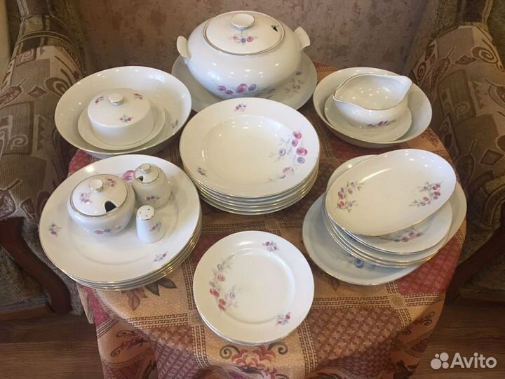 Сервиз 6 песон. гдр Weisswasser