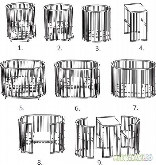 Детская кровать трансформер