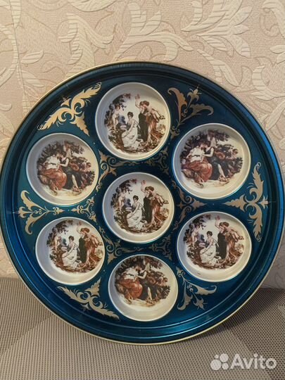 Чайные чашки, поднос, конфетница СССР