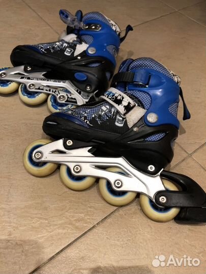 Роликовые коньки раздвижные, р. 30-33