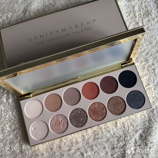 Палетки теней vanity, denona, adept, tom ford