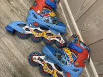 Роликовые коньки Hot Wheels 29-33 с защитой