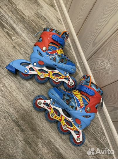 Роликовые коньки Hot Wheels 29-33 с защитой