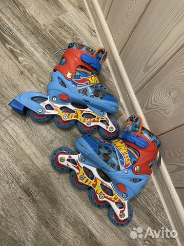 Роликовые коньки Hot Wheels 29-33 с защитой