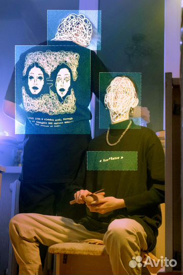 Футболка оверсайз psyhe