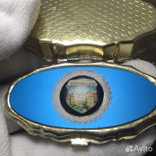 Немецкая Винтажная Мини Шкатулка Бюдинген фрг